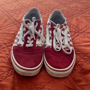 Vans checkered shoes